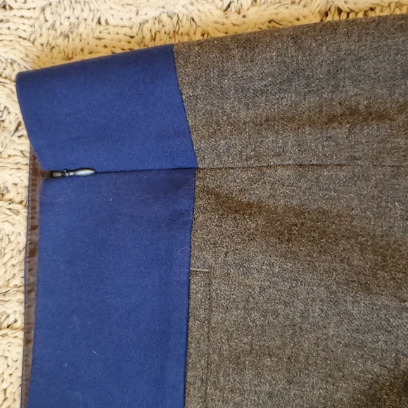 Gap 0P skirt grey and blue color blocking - Picture 4 of 6
